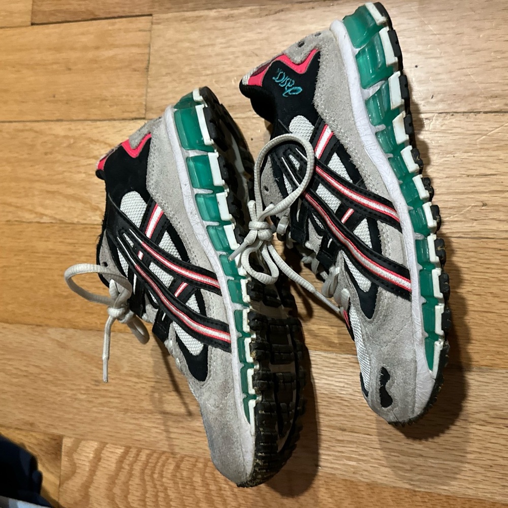 Asics White and Cream Gel-Kayano 5 360 Women's Sneakers